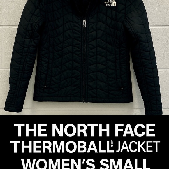 The North Face ThermoBall Jacket Women’s S | Lightweight Black Puffer F15 - Picture 10 of 10